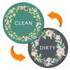 Double-Sided Magnetic Dishwasher & Refrigerator Decoration Stickers