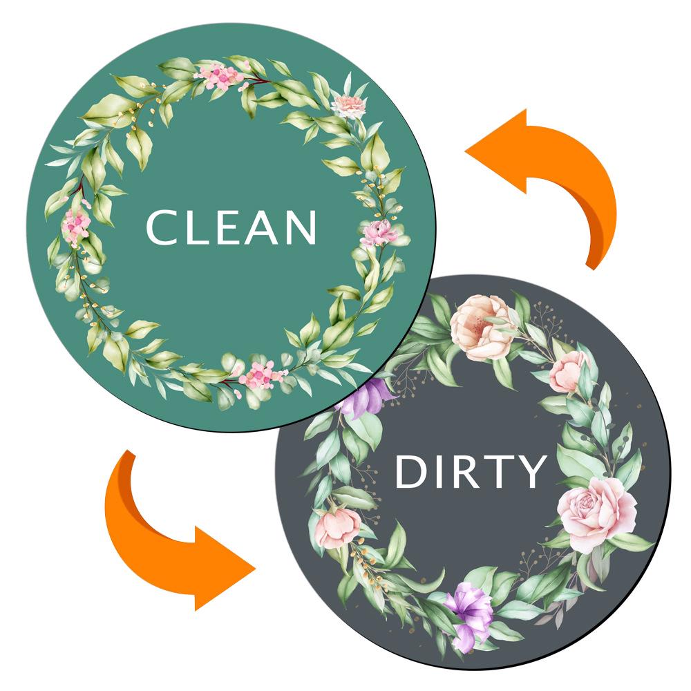 Double-Sided Magnetic Dishwasher & Refrigerator Decoration Stickers