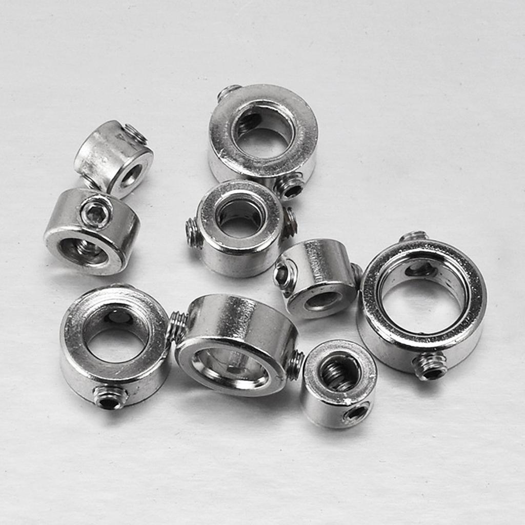 9 ks Hloubkový doraz vrtáku Hloubkový doraz vrtáku Dorazové kroužky vrtáku Polohovadlo vrtáku Omezovací kroužky vrtáku Hloubkový doraz s klíčem