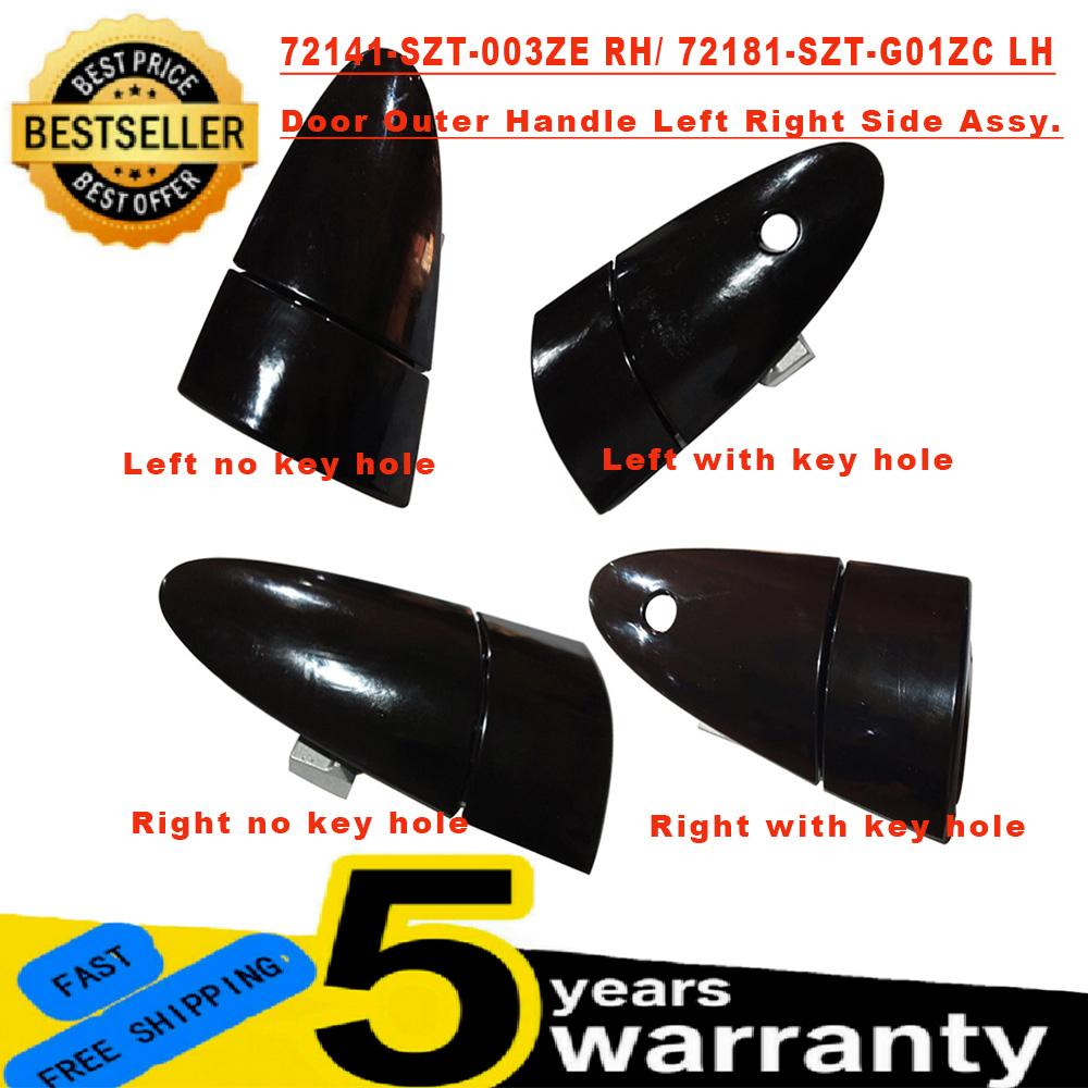 

72141-SZT-003ZE RH/ 72181-SZT-G01ZC Левая черная внешняя ручка двери, левая и правая сторона в сборе. Для Honda CRZ CR-Z ZF1 ZF2