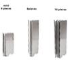 Outdoor Folding Cassette Stove Aluminum Wind Shield Camping Picnic Cooking Flat Gas Stove Alcohol Stove Windproof Cover