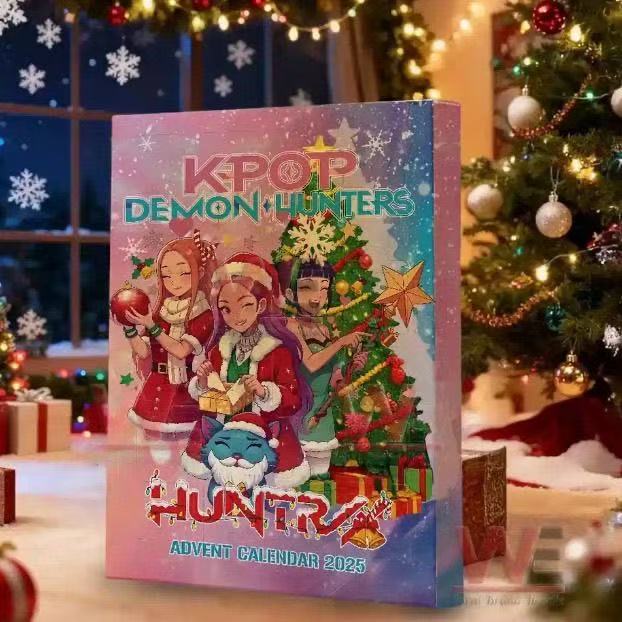 Kpop Hunters Überraschungsbox mit 24 Schlüsselanhänger-Spielzeugen, Halloween-Dekorationen, Weihnachtsgeschenke für Kinder, Erwachsene und Teenager