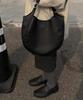 David Jones Bastille Hobo Shoulder Big Leather Bag_Black (Cm8456)