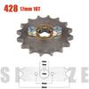 428# 17mm Front Engine Sprocket 10 11 12 13 14 15 16 17 18 19T Tooth For Dirt Pit Bike ATV Quad Go Kart Buggy Scooter Motorcycle