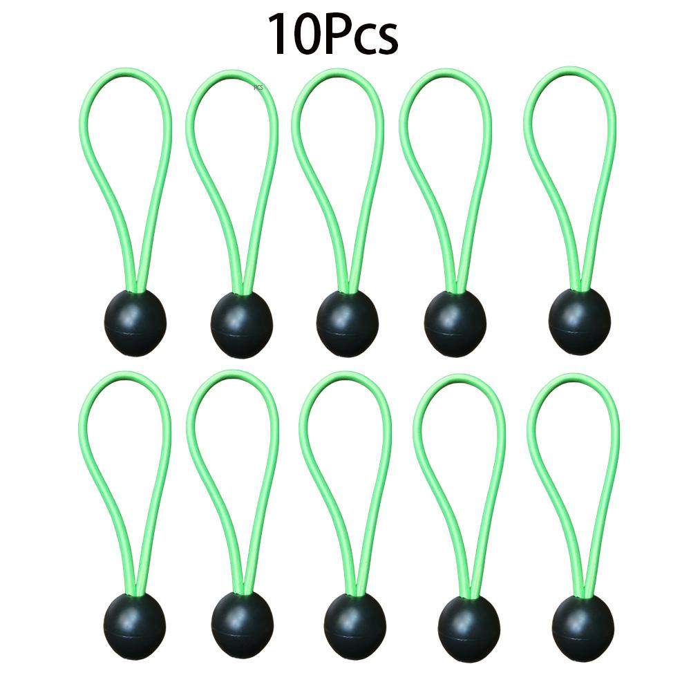 Ball Bungee Cords Portable Elastic Tent Fixing Rope Tarpaulin Awning Canopy Heavy Duty Tarp Tie Down Cords for Shelter Cargo