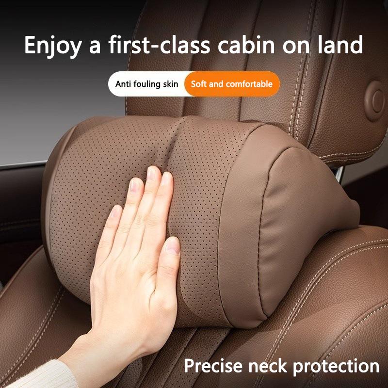 rlcp4 Car Headrest Pillow Provides Perfect Neck And Waist Support Comfortable Breathable For Seat FR Leon IBIZA Arona Arosa Ateca Exeo