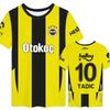 Local Super Fenerbahce Team Dzeko Football T-shirt Men Women Fans Short Sleeve T Shirt Children's Sports Tee Family Kids Tees