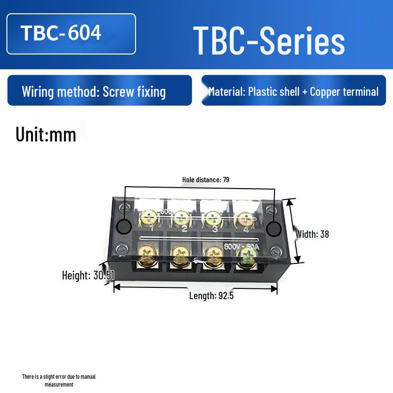 TBC Series High-Current Terminal Blocks
