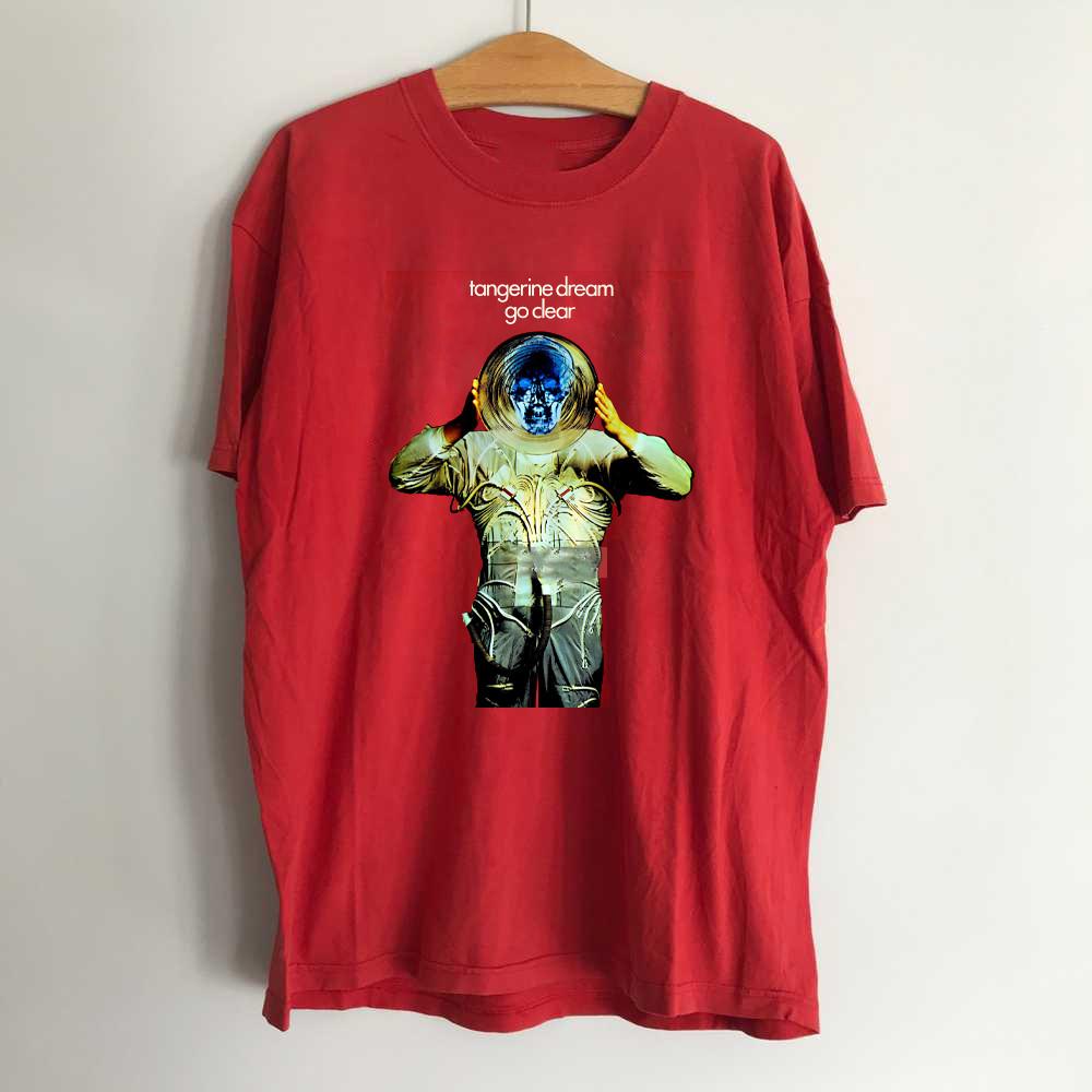 TANGERINE DREAM Force Majeure 1979 Go Clear All Size Red T Shirt AL756 Unisex T-Shirt L