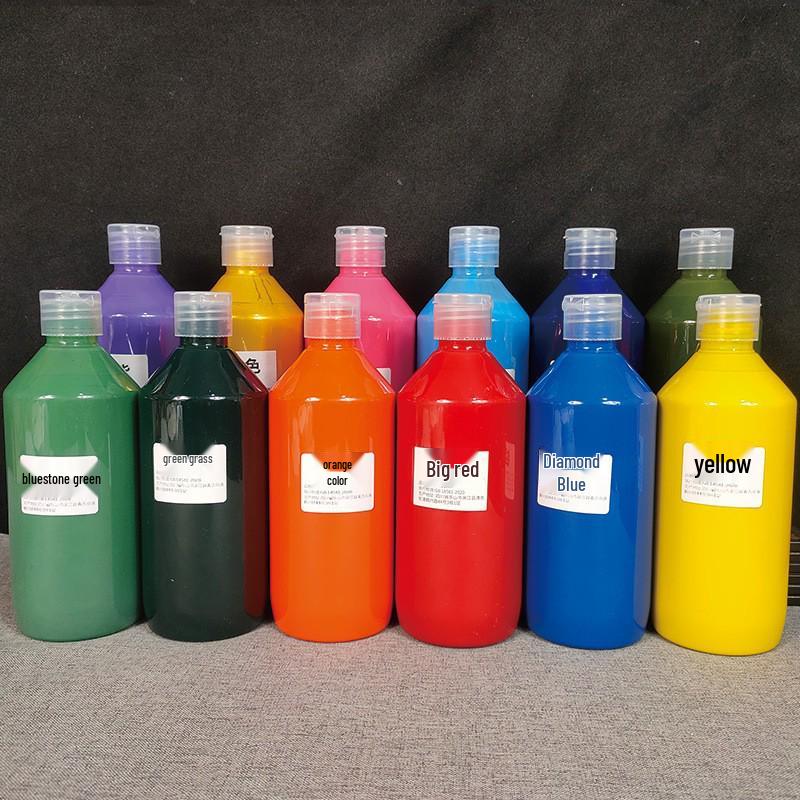 DIY Lacquer Round Fan Painting Set - Includes Pigment and Absorbent Paper