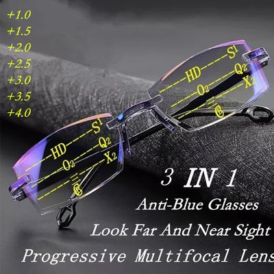 Reading Glasses Men Blue Light Reading Eyeglasses with Grade for Men Made In Japan