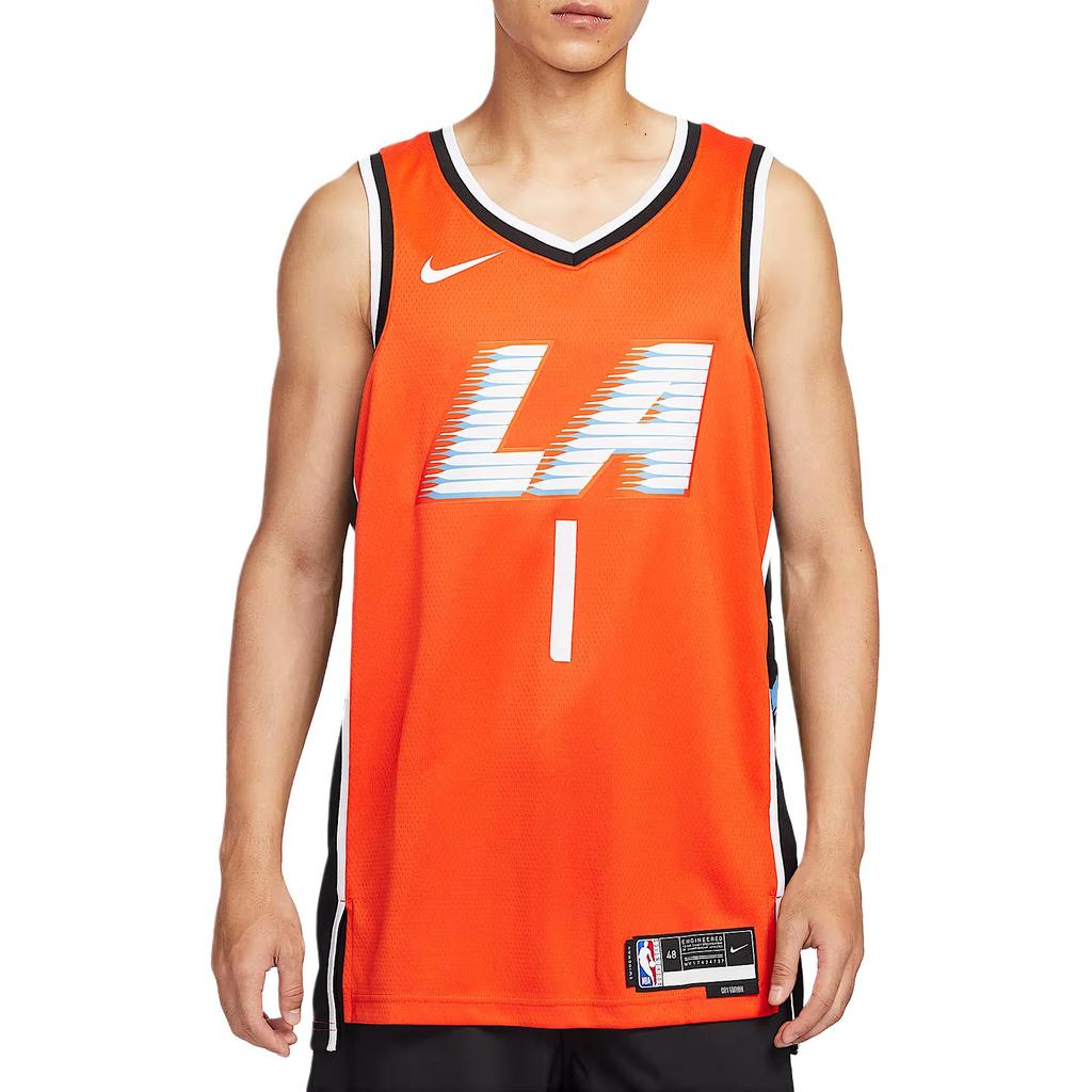 Nike NBA Los Angeles Clippers Harden Soft Skin V-Neck Basketball Jersey Unisex jersey HM5984-820