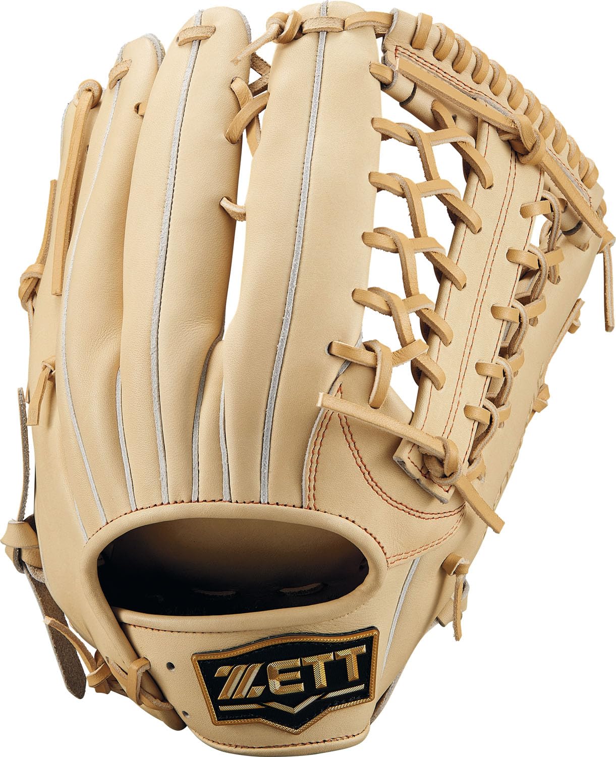 

ZETT Neo Status Softball Pastel Brown BRGB31517N Glove, Outfielder s, (3200), Right-Handed Throw,