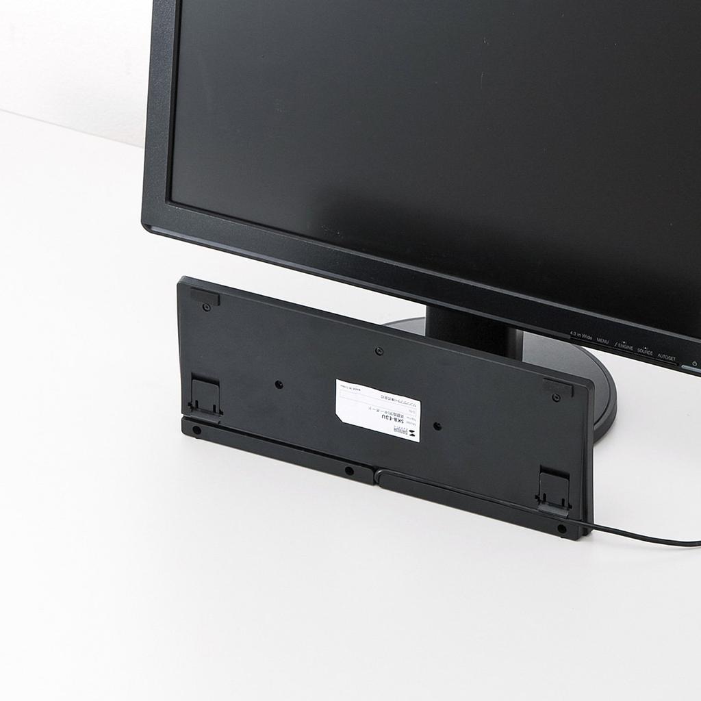 Sanwa Supply English Layout USB Slim Keyboard with No Numeric Black SKB-E3U Pantograph, Keypad,