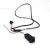 12V Dual USB Ports QC3.0 Mobile Phone Car Quick Charger For Toyota Highlander Land Cruiser Prado 150 Rav4 Camry Corolla 18-22