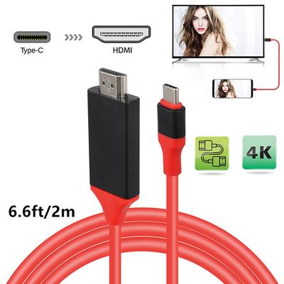 Type C To HDMI HDTV AV TV Cable Adapter for Samsung Galaxy S8 S9 S9+ Note 9 PC