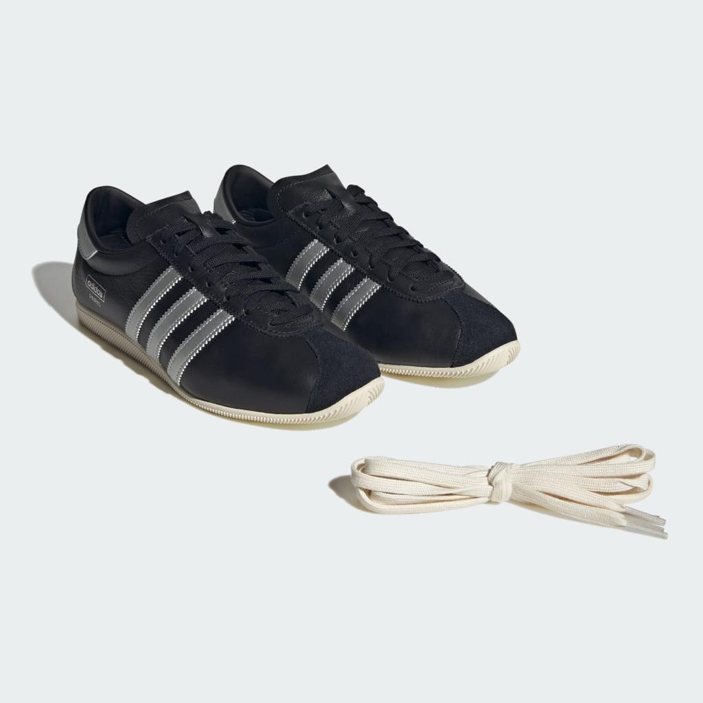adidas PARIS IH9227 Unisex Originals Sneakers Core Black / Silver Metallic / Cream White