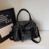Vintage Large Capacity Bag Commuter Crossbody Bag Women's Shoulder Hand Tote Bag Short Distance Luggage Bag