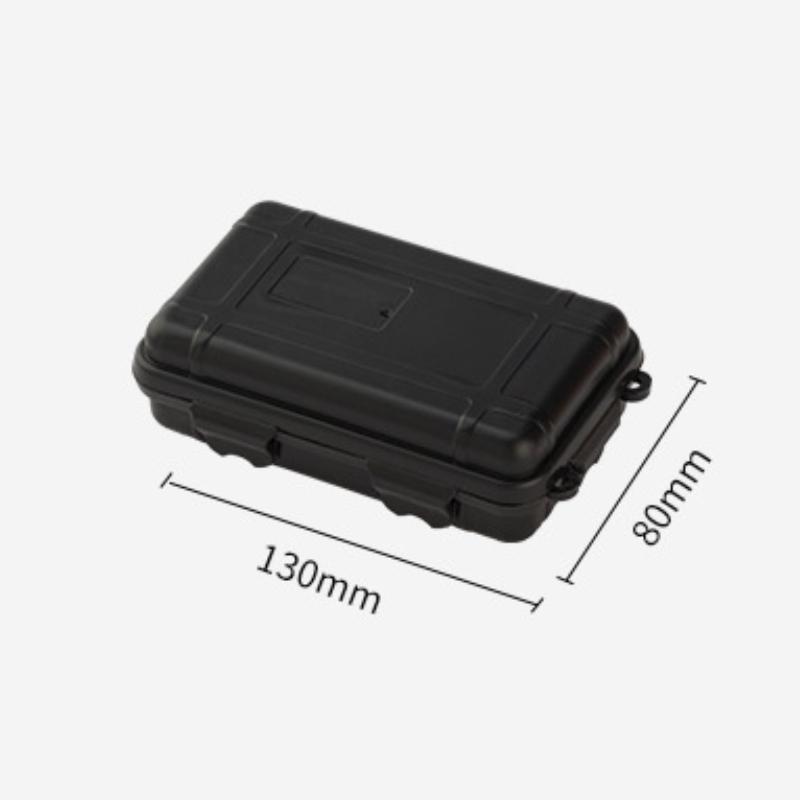 

Ящик для хранения инструментов Путешествия Кемпинг Открытый воздух Выживание Гаджеты Хранение Герметичный ящик Водонепроницаемый Ударопрочный Кейс для выживания в дикой природе чёрный