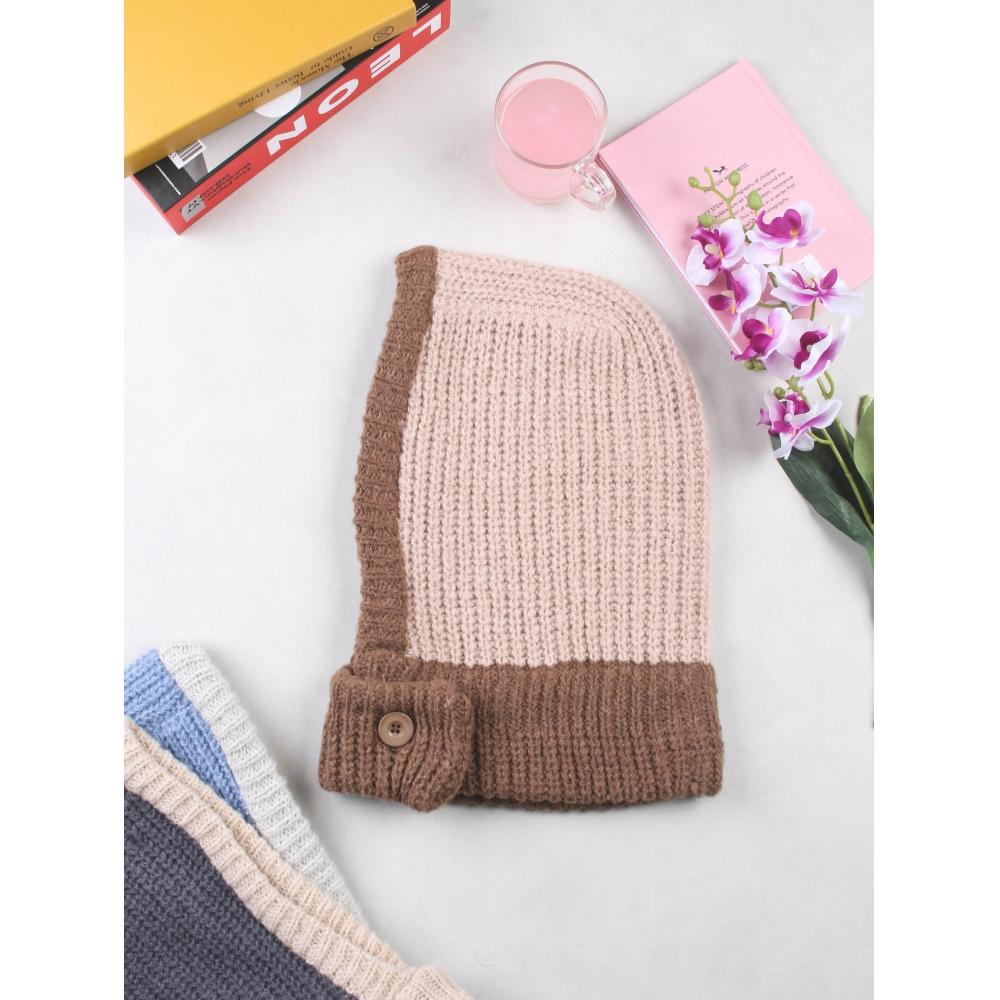 Daiso Button Type Balaclava Blue