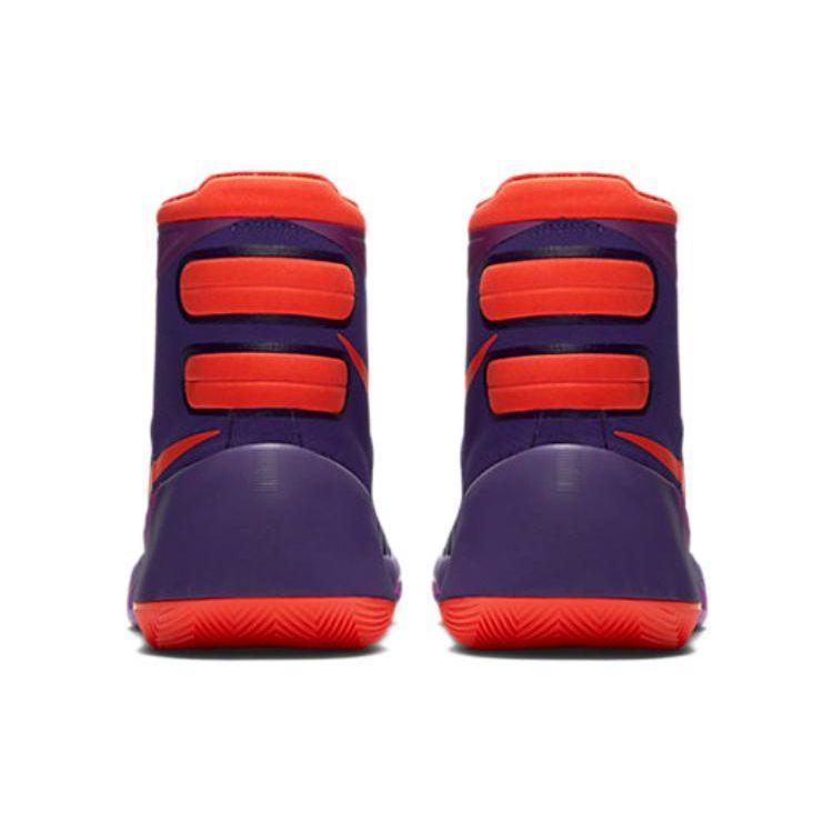 Nike Hyperdunk 2015 Fashion Versatile Shock Absorption Anti-Slip Wear-Resistant High-Top Basketball Shoes Men sneaker Purple Orange 749562-565