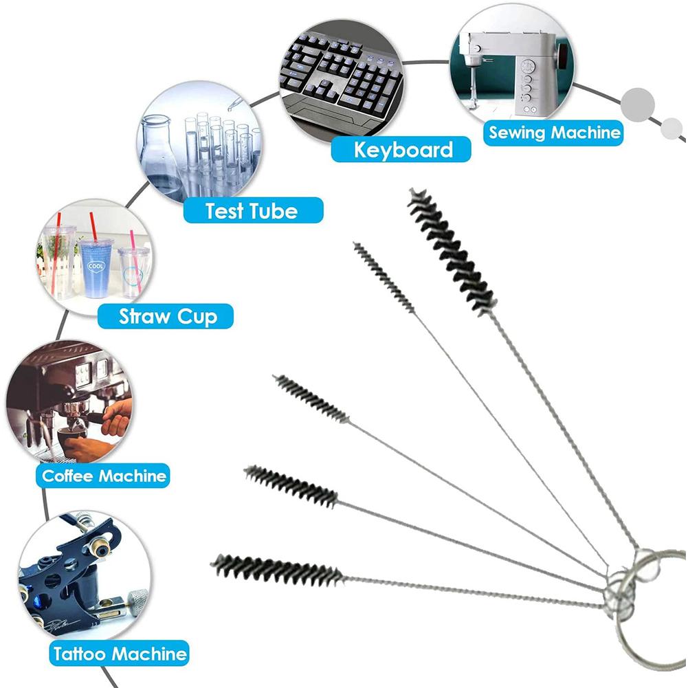 

21Pcs Cleaning Brush Set Multi-Purpose Nylon Brush Drink Straws Sewing Machines Cleaning Brush Air Spray Gun Cleaning Kit China Mainland