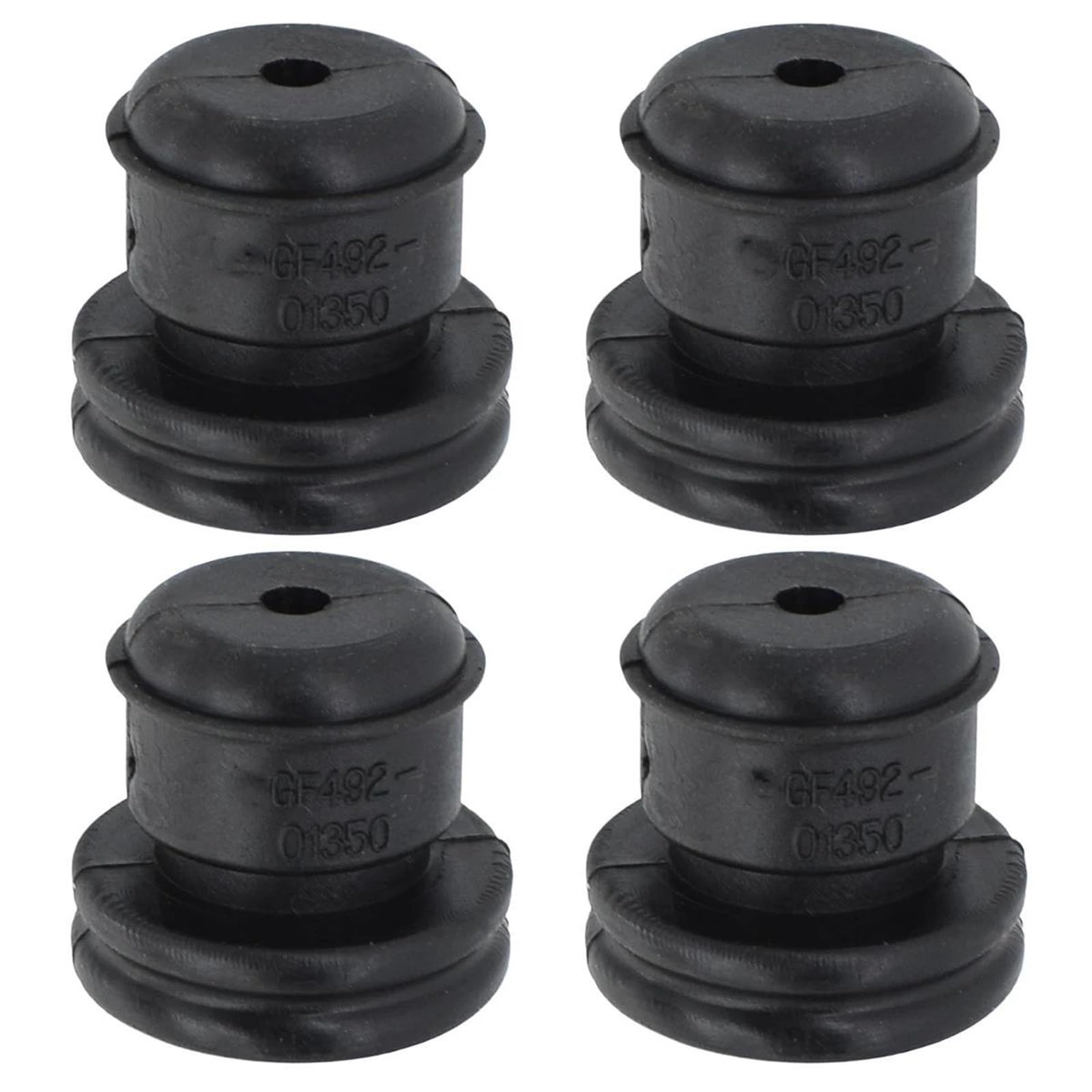 Car Cylinder Head Car Engine Upper Cover Trim Rubber Grommet 4 pieces