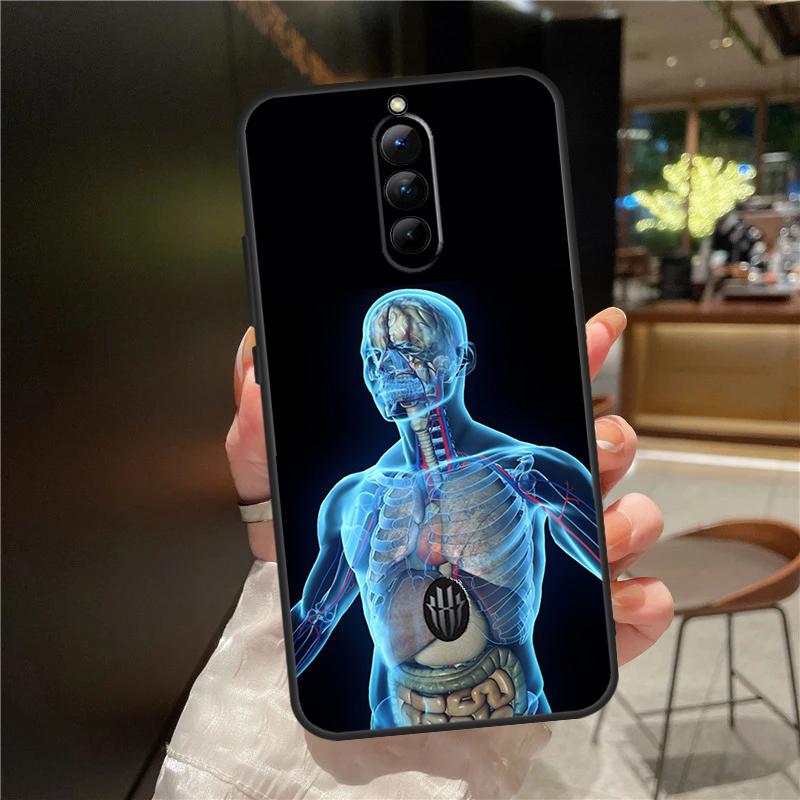 Human Anatomy Case For ZTE Nubia Red Magic 11 10 9 8 8S 9S 10S Pro Plus 6 7 6S 7S For RedMagic 10 Air Cover