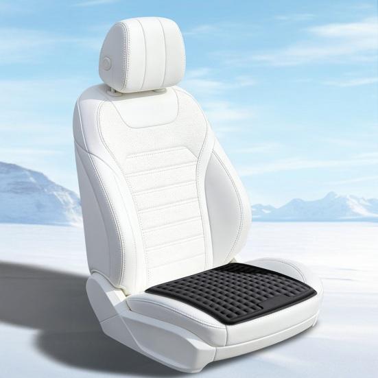 Cooling Gel Seat Cushion for Office Gaming Chair Breathable Ice Silk Pad for Car Summer Pressure Relief Mat for Long Sitting