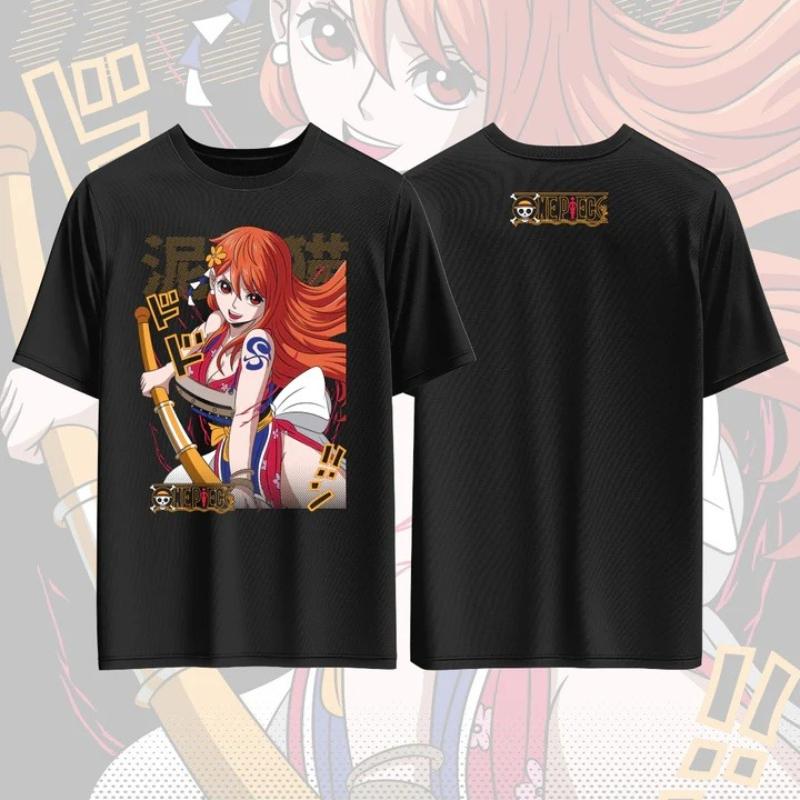 

One Piece Nami Anime Printed Tshirt Unisexs and Womens Tshirt Unisexs Top Sports Tshirt Unisexs Tshirt Summer Tee 2026 New S