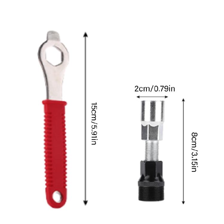 Multiple Functional Bike Repair Tool For Crankset And Pedals Maintenance In Small Design