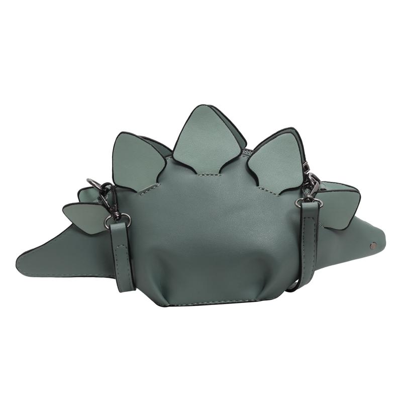 

1 шт. Жіноча контрастна сумка кросбоді з ПУ, особиста модна сумка у формі динозавра, підходить для мобільного телефону, гаманця, картхолдера