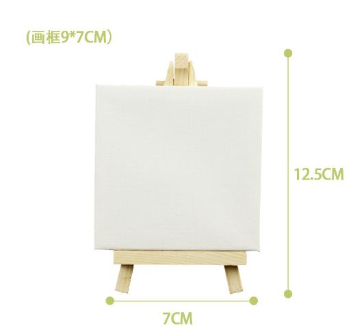 8*15cm Mini Easel Set with Mini Canvases - Artist & Kids Craft Painting Kit, Small Tabletop Easels for School DIY Drawing