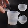 Durable 50ml Measuring Cup Multipurpose Silicone Nonstick Mixing Cup with Precise Scale for Resin DIY Craft Capacity Cup