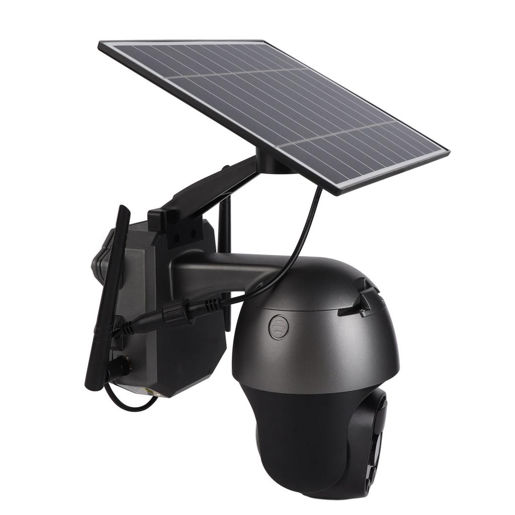 4G Solar Security Cameras Bidirectional Voice Intercom with Solar Panel PIR Motion Detection 1080P