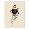 Funny Ghost Tooth Skull Ghost Wall Art Canvas Painting Autumn Halloween Pumpkin Decoration Posters Living Room Aesthetic Decor