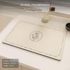Kitchen Counter Draining Mat, Absorbent Pad 30x40cm, NonSlip, Quick Dry Mountain Flower A 30x40cm