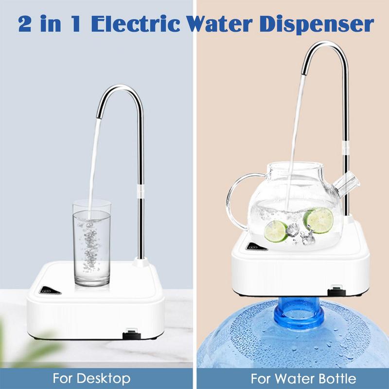Desktop Electric Water Dispenser Portable Bottle Barreled Gallon Pump USB Charging Automatic Drinking Water Machine Kettle