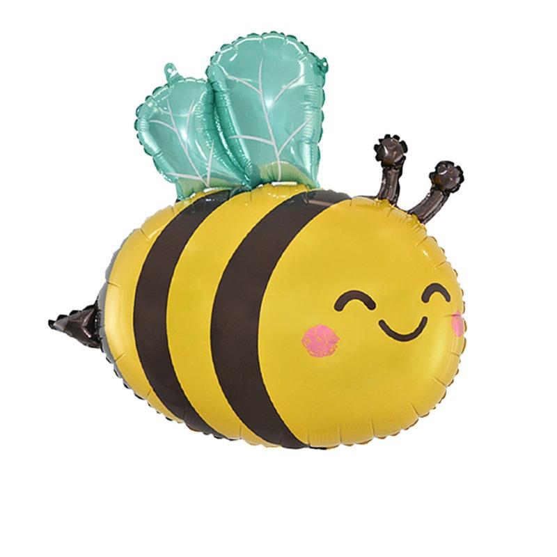 Insect-shaped Bee Balloons for Children's Birthday and First Birthday Party Scene Background Decoration Aluminum Film Balloons
