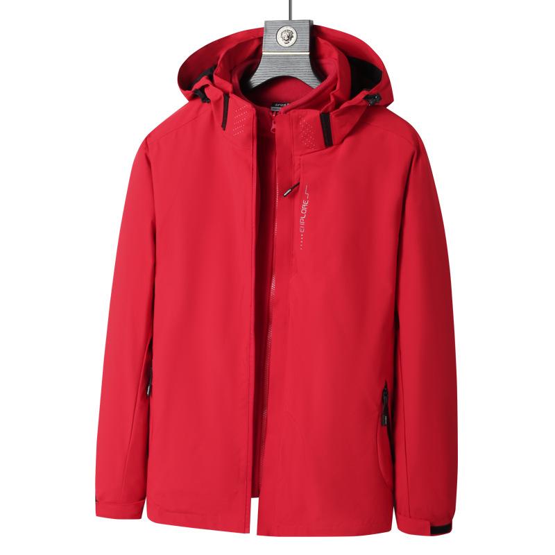 New Autumn and Winter Three-in-one Jacket for Men and Windproof Two-piece Set for Women