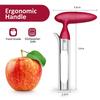 Stainless Steel Apple Corer Ergonomic Handle Fruit Core Remover Tool for Apples Pears Efficient Slicer Kitchen Gadget Dishwasher