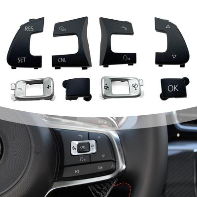 1pcs Multifunction Steering Wheel Button Cap Control Buttons Steering Wheel Buttons For Golf- 7 7.5 For GTD R GTS- 2017~