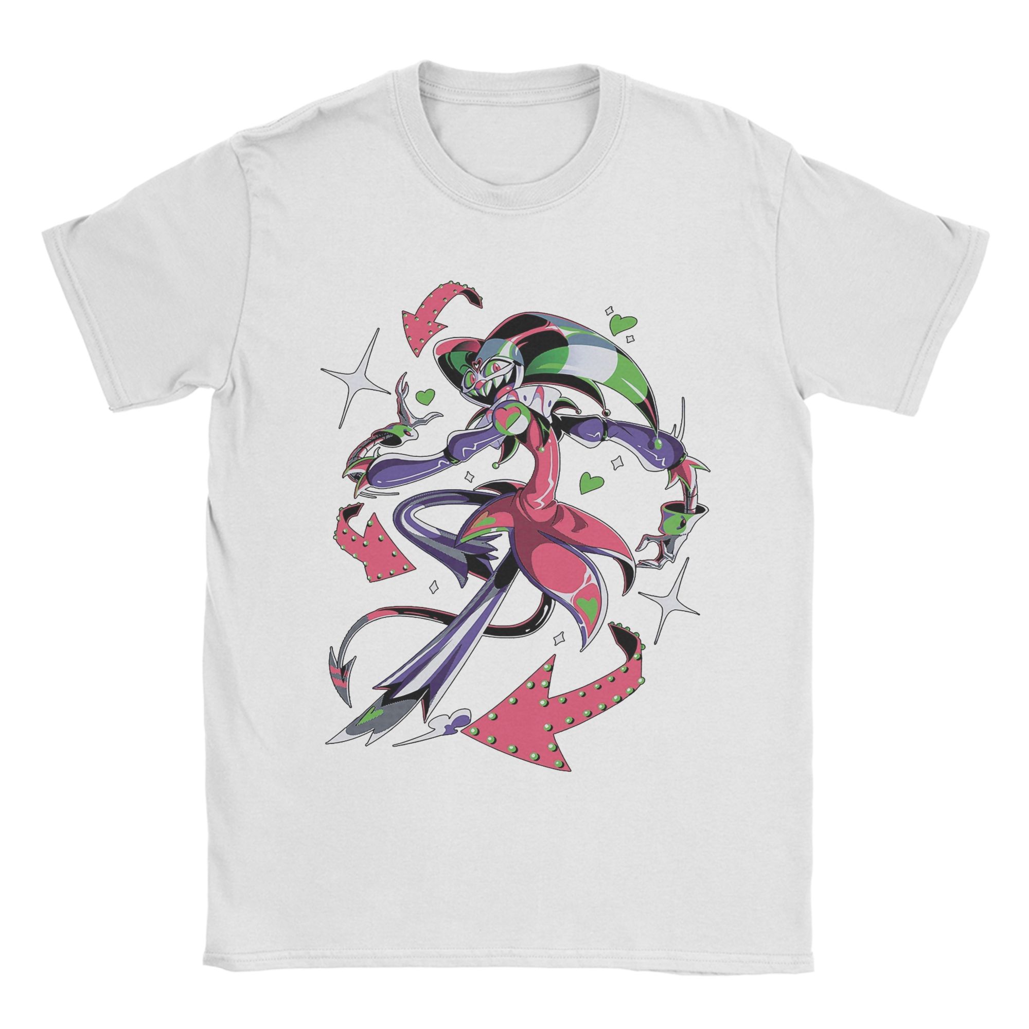 

Awesome Fizzarolli Hazbins Hotels T-Shirts Men Round Neck Cotton T Shirt Short Sleeve Tees Plus Size Clothing L