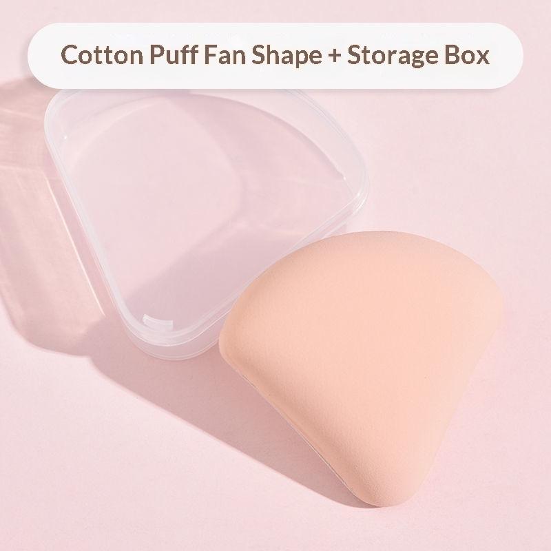 5Pcs Round Square Triangle Shape Makeup Sponge Puff Dry Wet Dual-Use Soft Cotton Candy Air Cushion Foundation Powder Puff