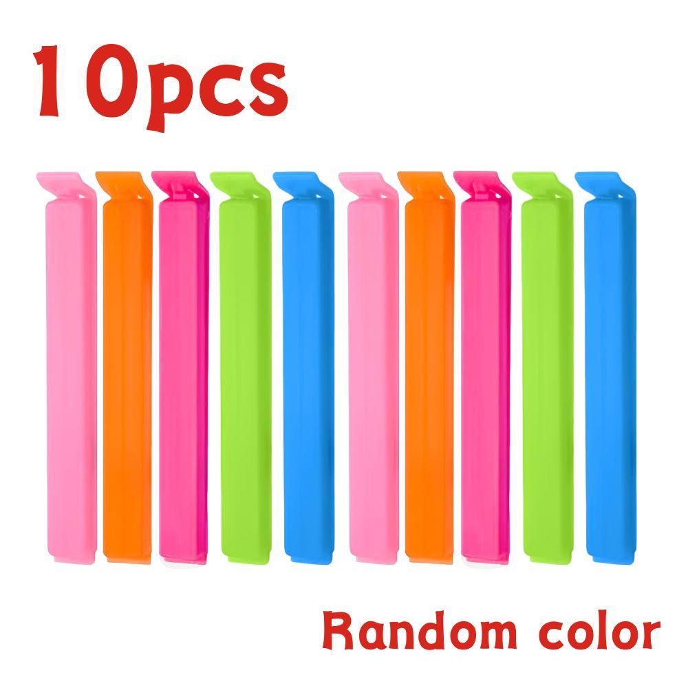10pcs Random Color Food Bag Sealing Clips Plastic Kitchen Fresh Keeping Bag Snack Bag Seal Clips For Food Storage Tools YMY 1190₽