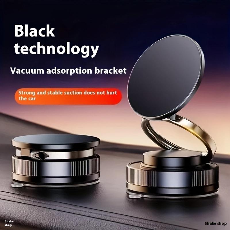 New[N52 Magnetic Phone Holder] 360° Rotatable  Phone Holder |  Foldable Design, Vacuum Suction Cup | Perfect for Car Dashboard