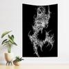 Sigilcore Spider Tattoo Dark Goth Tapestry Room Decor Wall Cloth Party Hanging Background Room Decor Baby Room