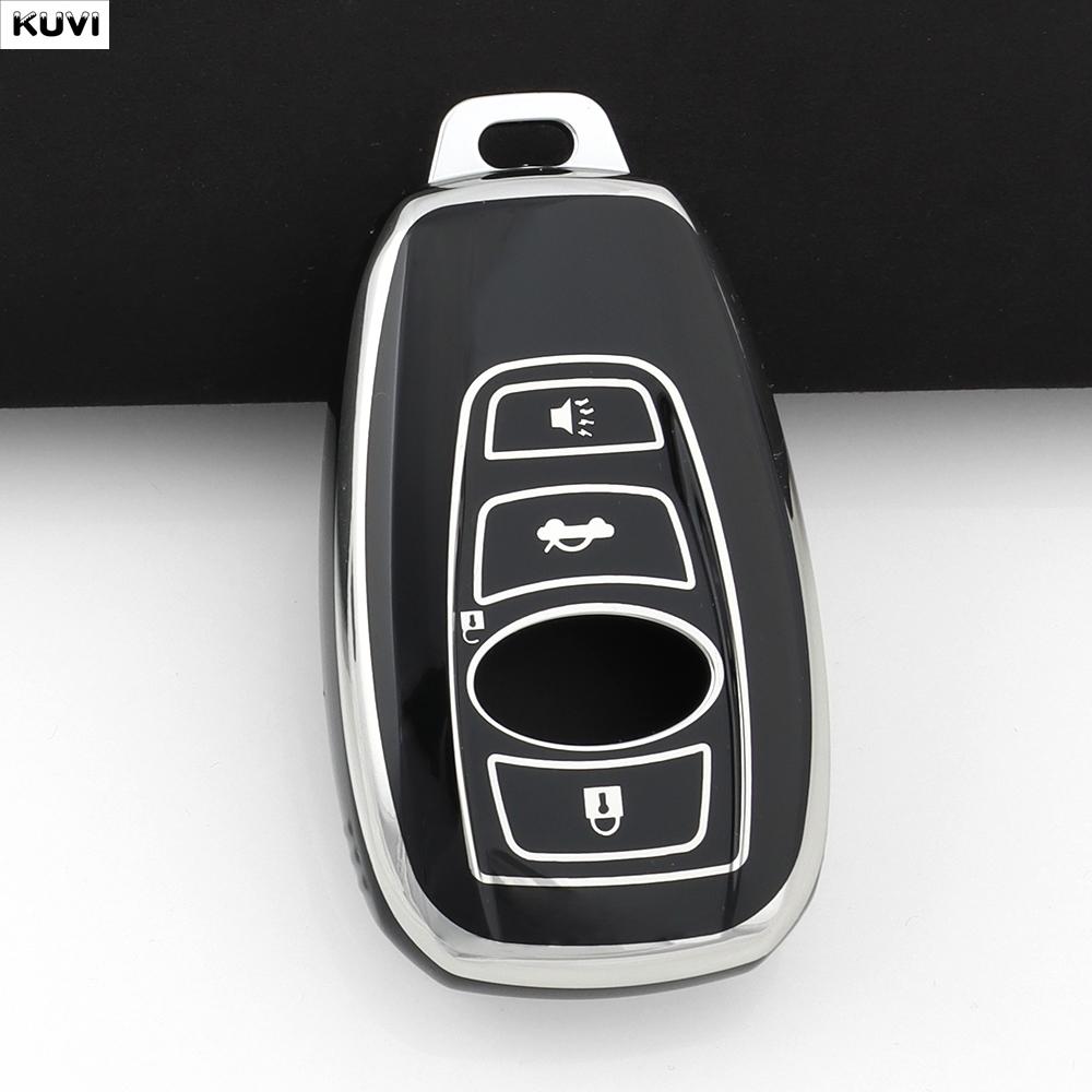 New Tpu Car Remote Key Case Cover Shell Fob For Subaru Brz Xv Forester Legacy Outback Key Chain Auto Accessories Protected