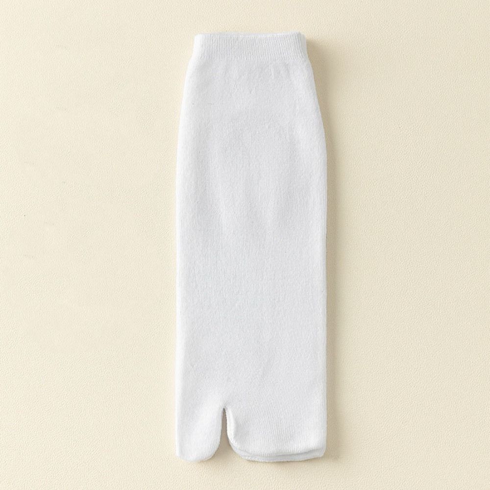 3Pairs Mid-calf Two Toes Socks Ankle Hosiery Tube Socks Women Fashion Flip Flops Socks Sports