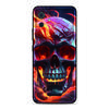 Funda de Teléfono Calavera en Llamas Para Sony Xperia 1 VIII 10 VII 5 VI V IV III II XZ5 XZ4 XZ3 XZ2 XA1 XA2 Ultra L3 3 4 6 7 8 Cubierta Trasera